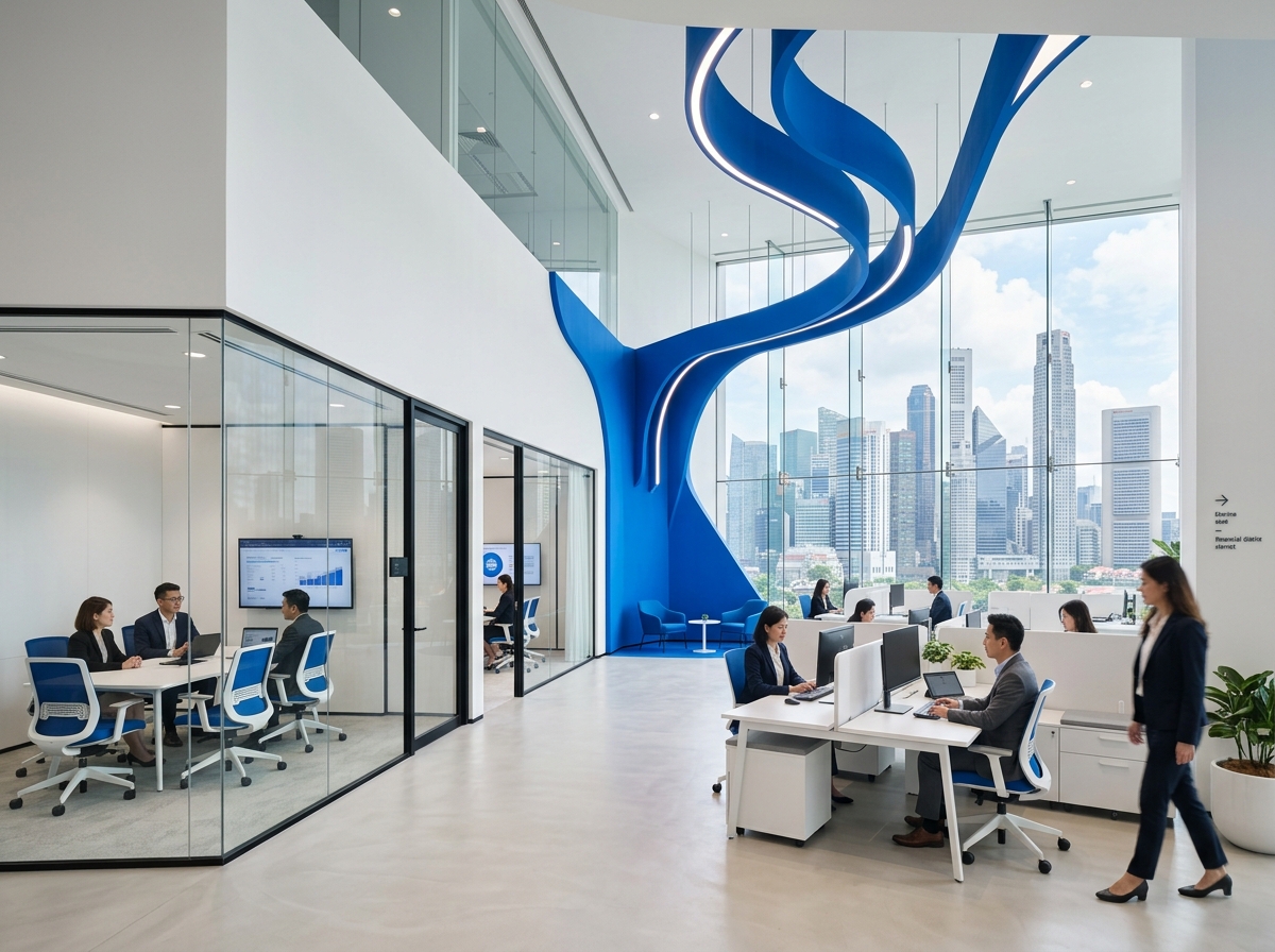 Professional Singapore CBD office interior